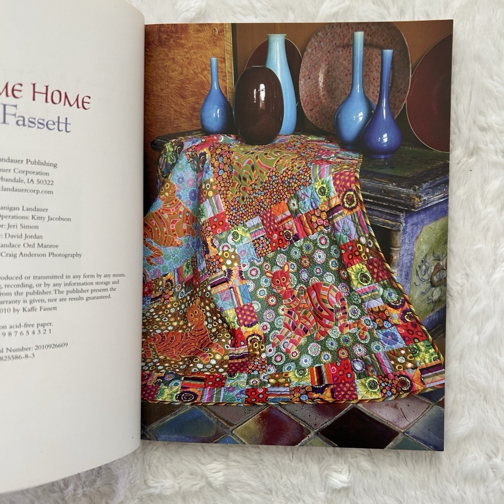 Lot of 5‎ Quilting Books by KAFFE FASSETT Patchwork Quilt Pillows Country Garden - Picture 9 of 13